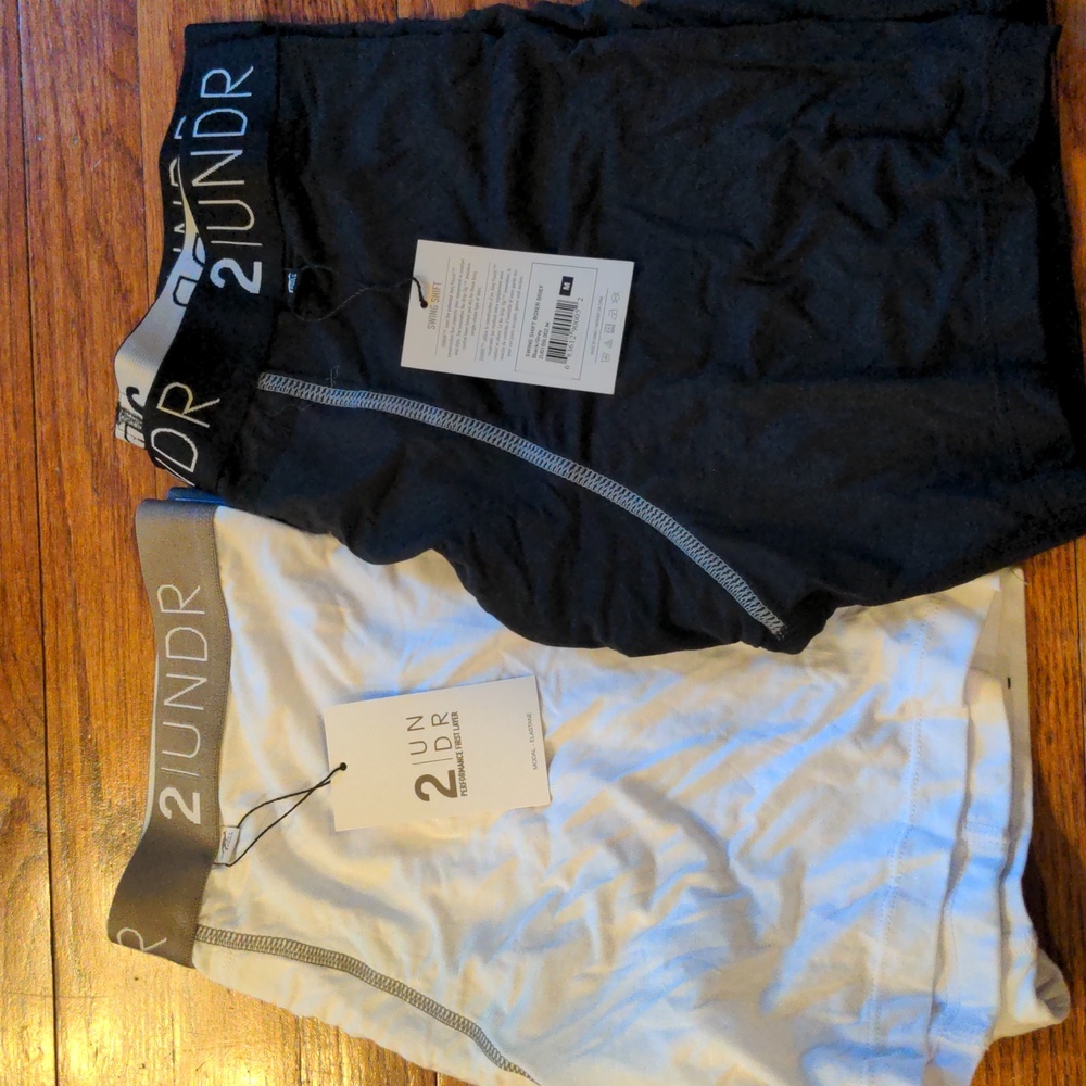 2 UNDR swing shift boxer briefs TWO PAIRS